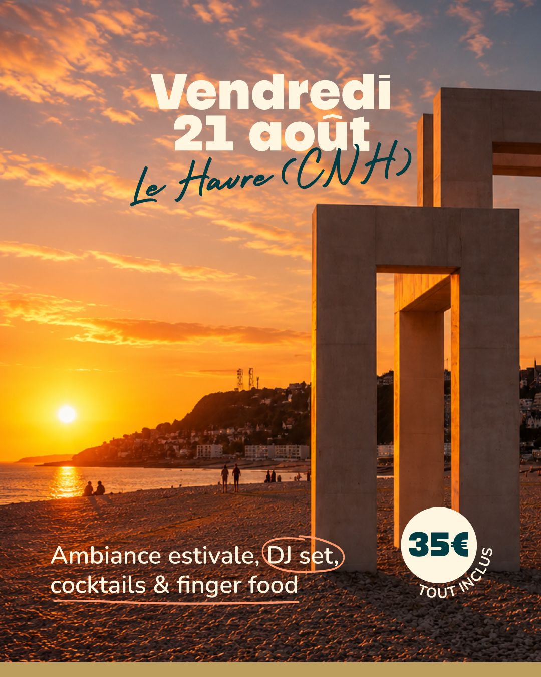 COCKTAIL SUNSET ET LACHER PRISE